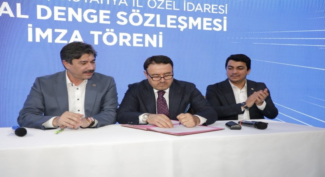 Kütahya İl Özel İdaresinde Sosyal denge tazminatı sözleşmesi sevinci