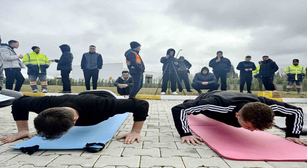 Kütahya OSBde itfaiye birimi için personel alımında uygulamalı etap tamamlandı
