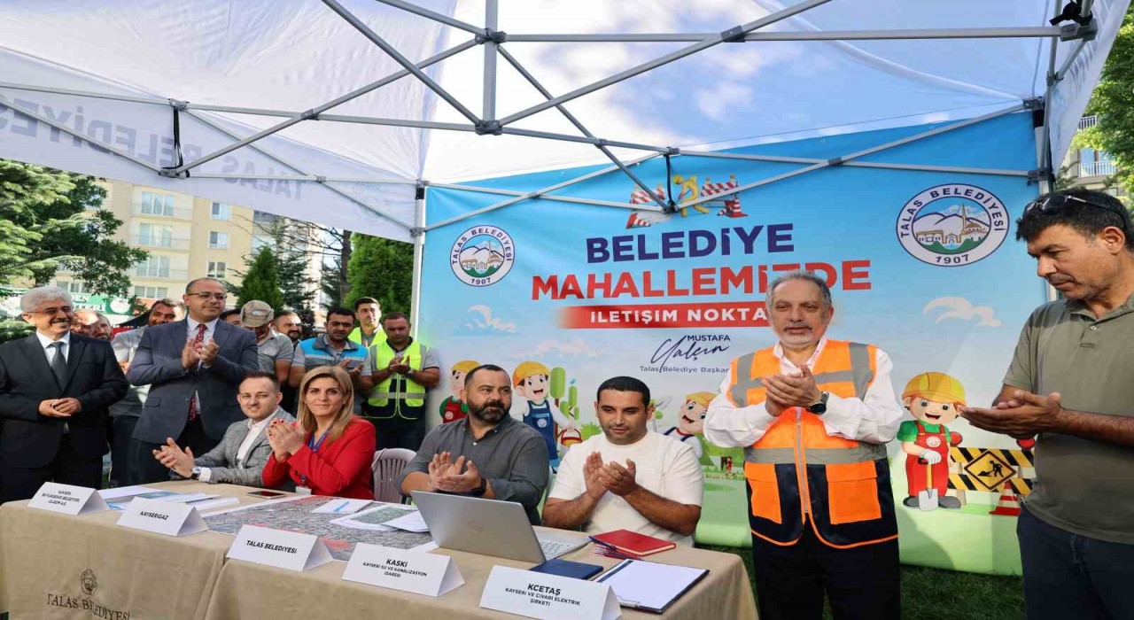 Mahalle Mahalle Talasta hizmet yolculuğu tamamlandı