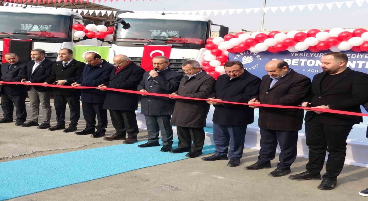 Malatyada 70 milyon TLlik beton santrali hizmete açıldı