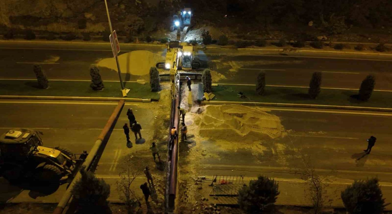 Mardinde içme suyu projesinde kritik bir aşama daha tamamlandı