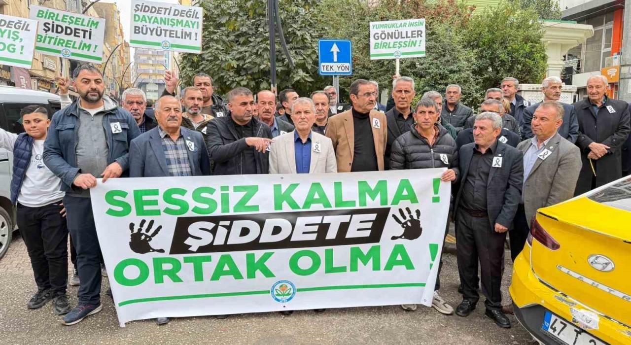 Mardinde STKlardan şiddete karşı ortak vicdan çağrısı