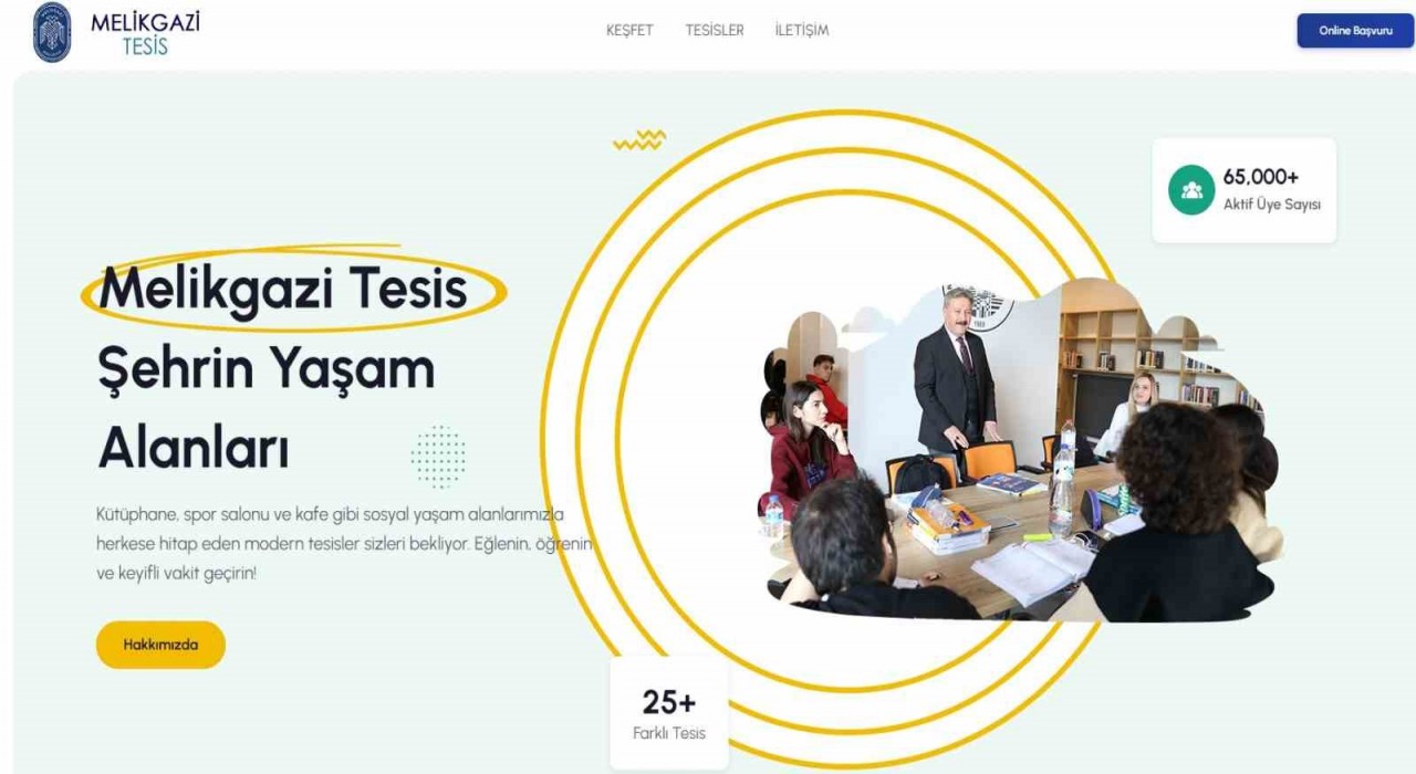 Melikgazide tüm sosyal tesisler tek bir dijital platformda toplandı