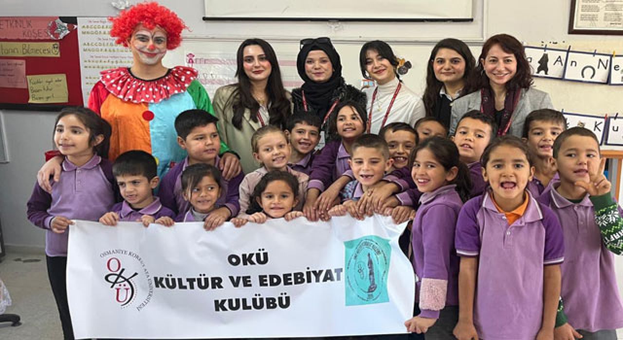 OKÜ Kültür Kulübü Köy Okullarını Renklendirdi