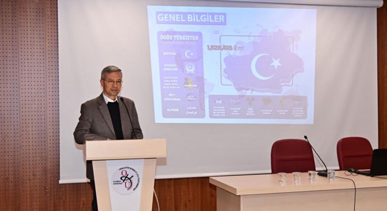 OKÜ’de “İnsan Hakları ve Doğu Türkistan” Programı Yoğun İlgi Gördü