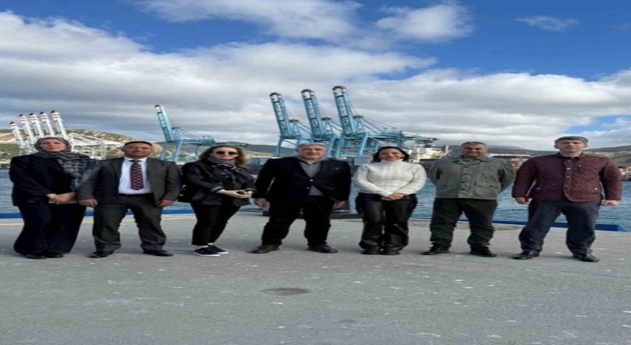 OMSAN Yönetim Kurulu Başkanı Ergun Arıburnu, Tanger Med Limanını inceledi