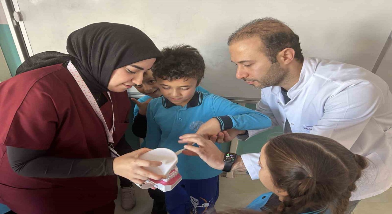 OMÜden minik kalplere sağlık dokunuşu