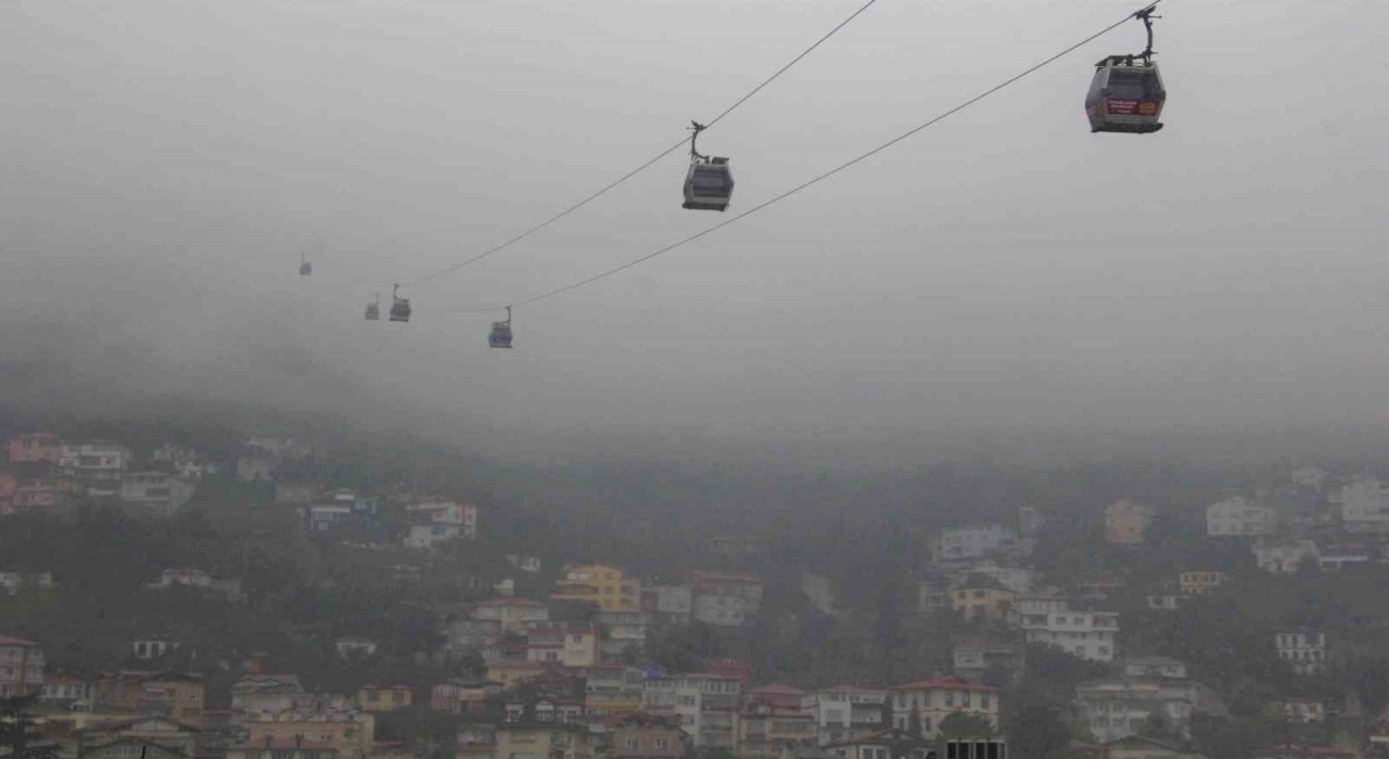 Orduda sis kartpostallık manzara oluşturdu