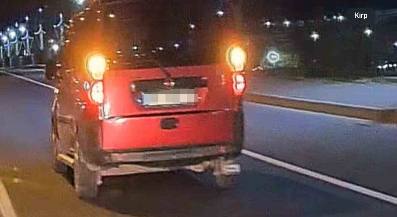 Orduda trafiği tehlikeye düşüren sürücüye 14 bin TL ceza