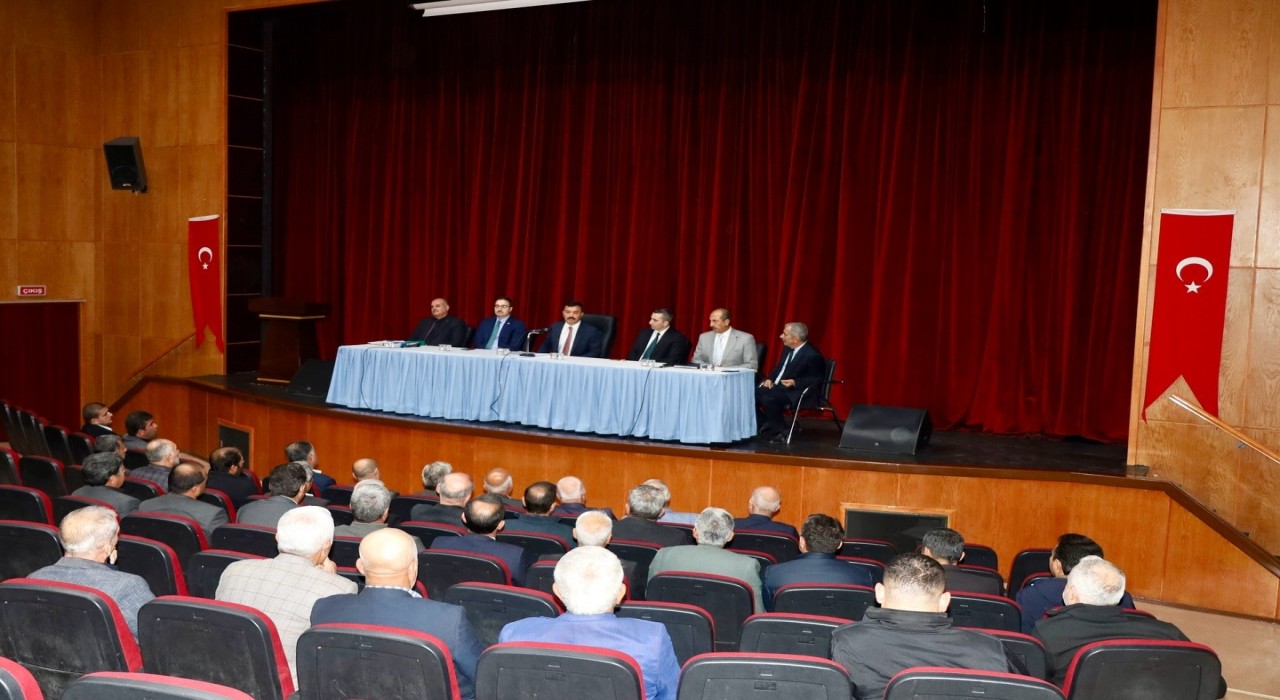 Recep İçme Suyu için geniş katılımlı bilgilendirme toplantısı düzenlendi