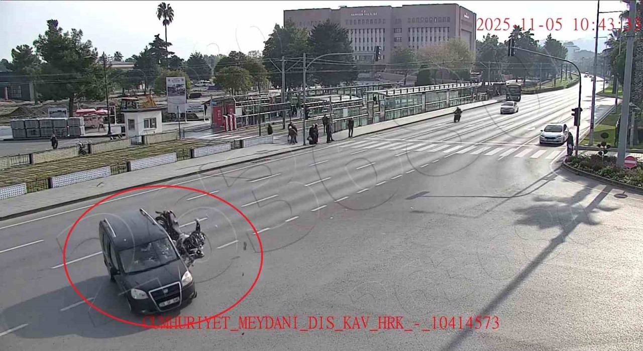 Samsunda kazalar kameralarda