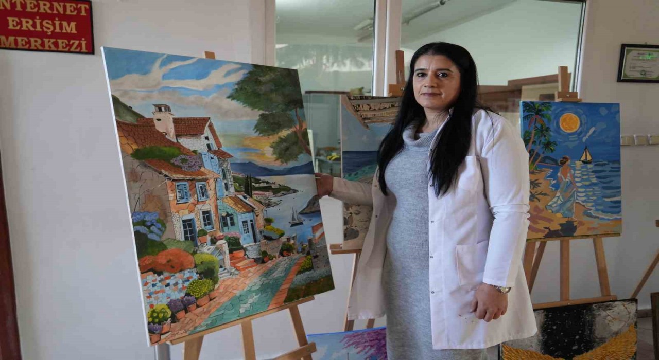 Sanatla yaralarını sardı: Selda Güneş resimle hayata yeniden tutundu