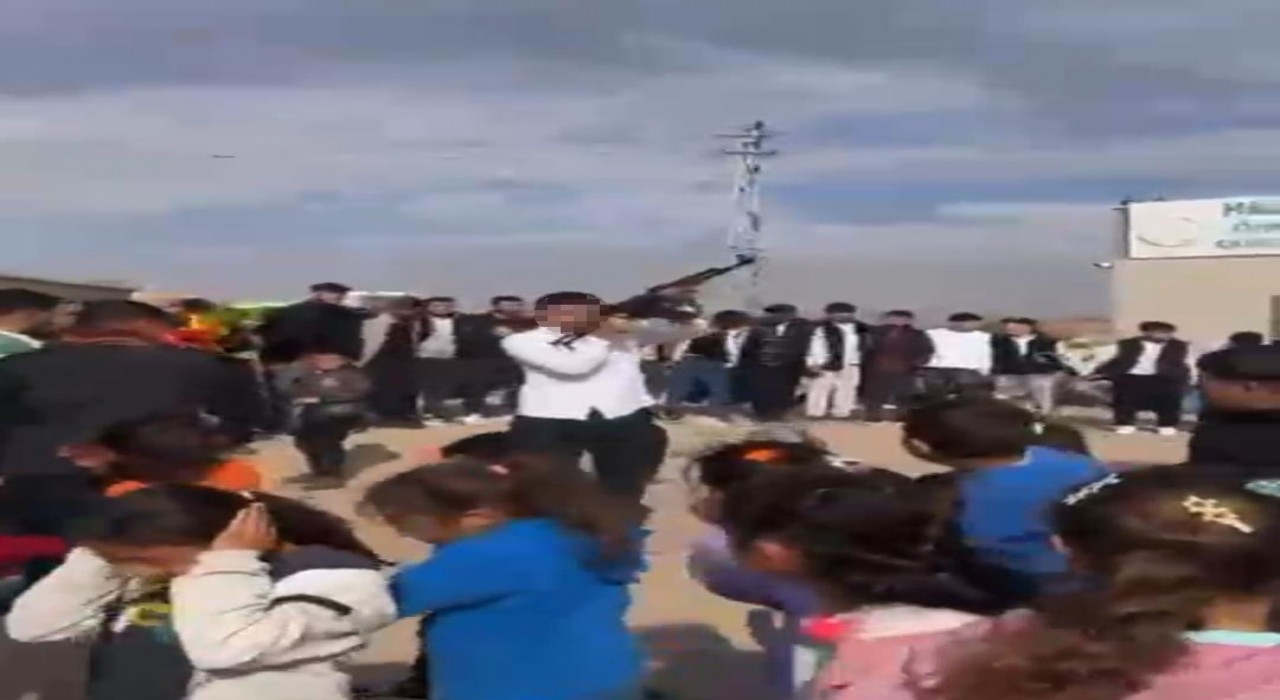 Şanlıurfada düğünde uzun namlulu silahla havaya ateş açtı