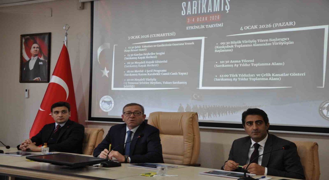 Sarıkamış Şehitleri 3-4 Ocakta anılacak