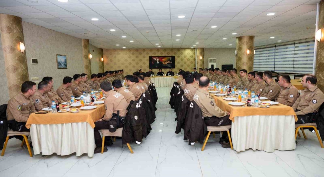 Sinopta bekçilerle kent güvenliği değerlendirildi