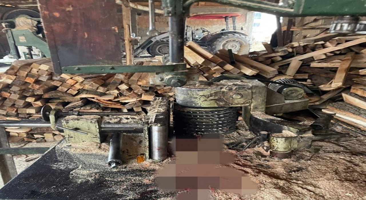 Sinopta iş kazası: Elini hızar makinesine kaptırdı