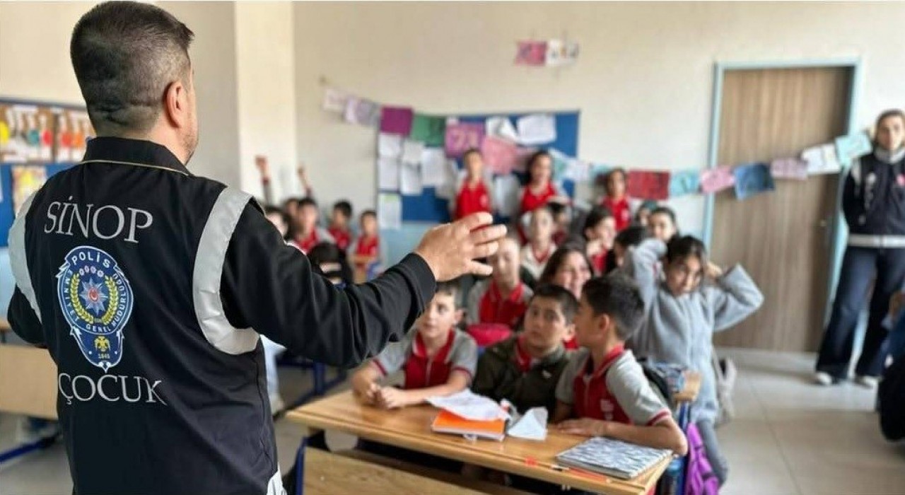 Sinopta öğrencilere güvenlik dersi