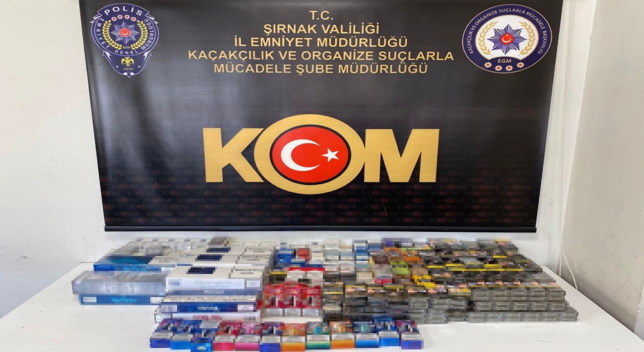Şırnakta jandarma 10 milyon liralık kaçak malzeme ele geçirdi