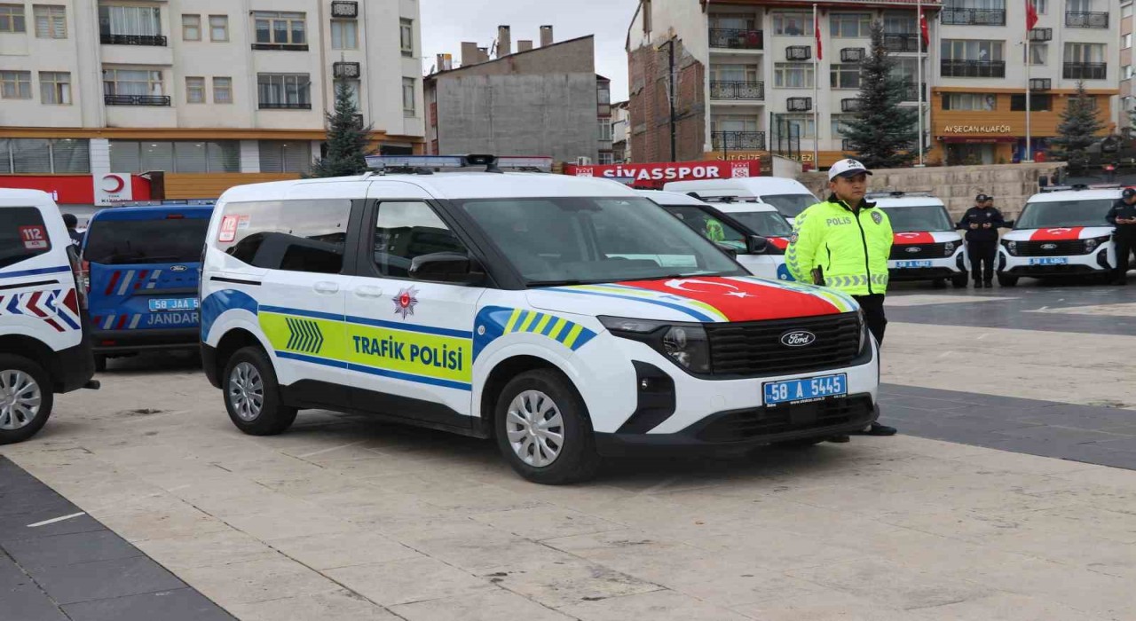 Sivasın asayiş gücü modern araçlarla daha da güçlendi