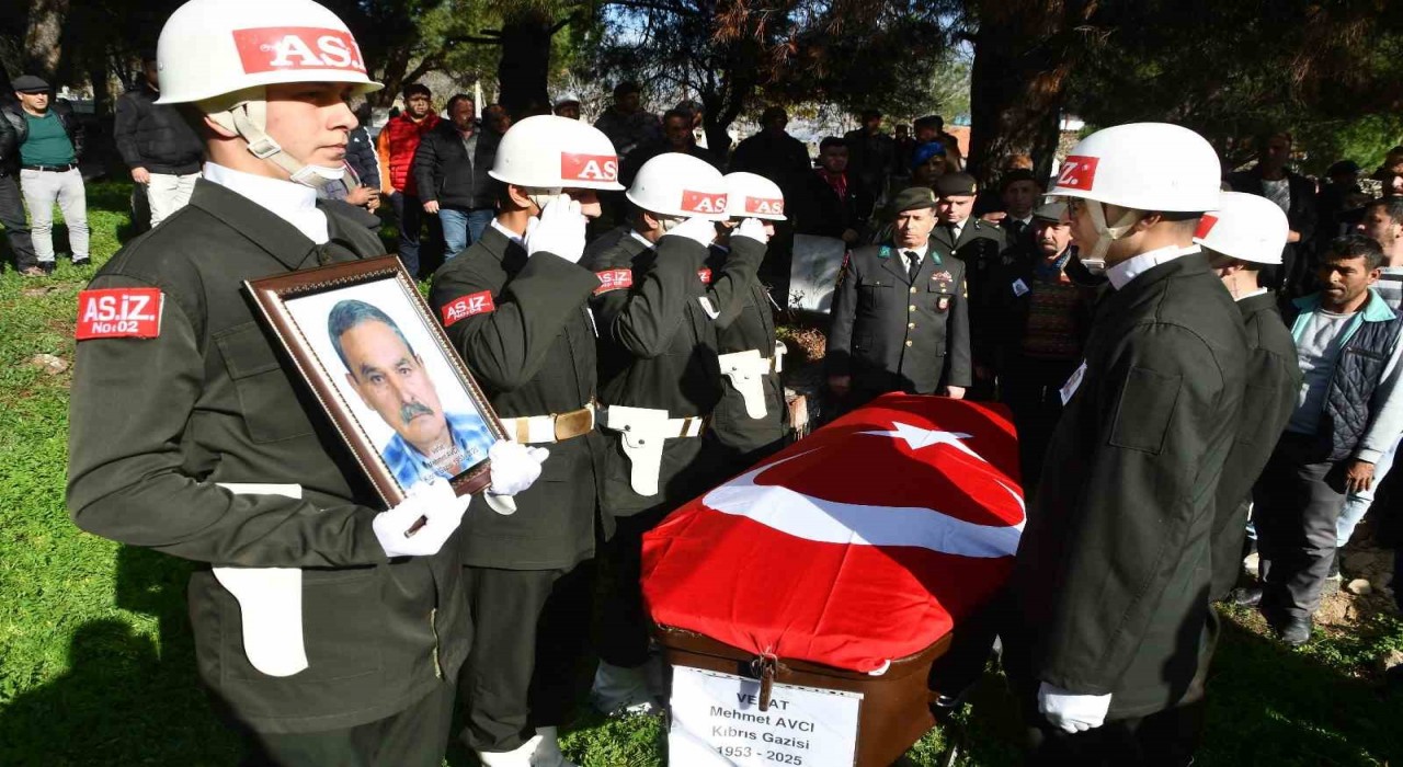 Sökeli Kıbrıs Gazisi Avcı son yolculuğuna uğurlandı