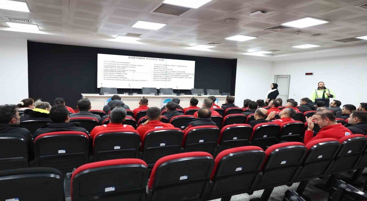 Spor A.Ş. personeline iş sağlığı ve güvenliği eğitimi