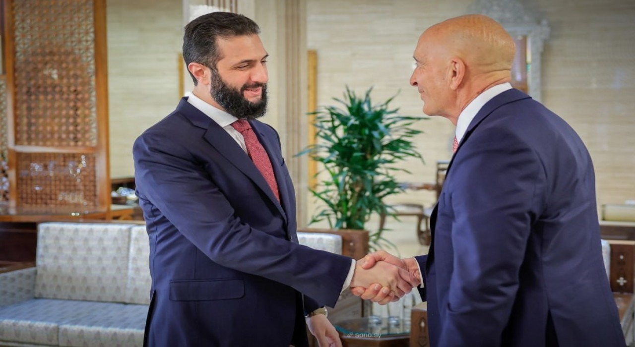 Suriye Devlet Başkanı eş-Şara, ABDnin Suriye Özel Temsilcisi Barrackı kabul etti