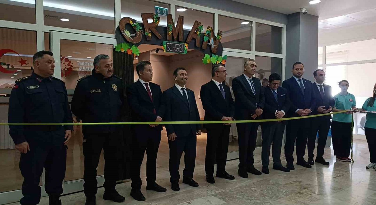 Tekirdağda öğrencilerden doğa temalı sergi