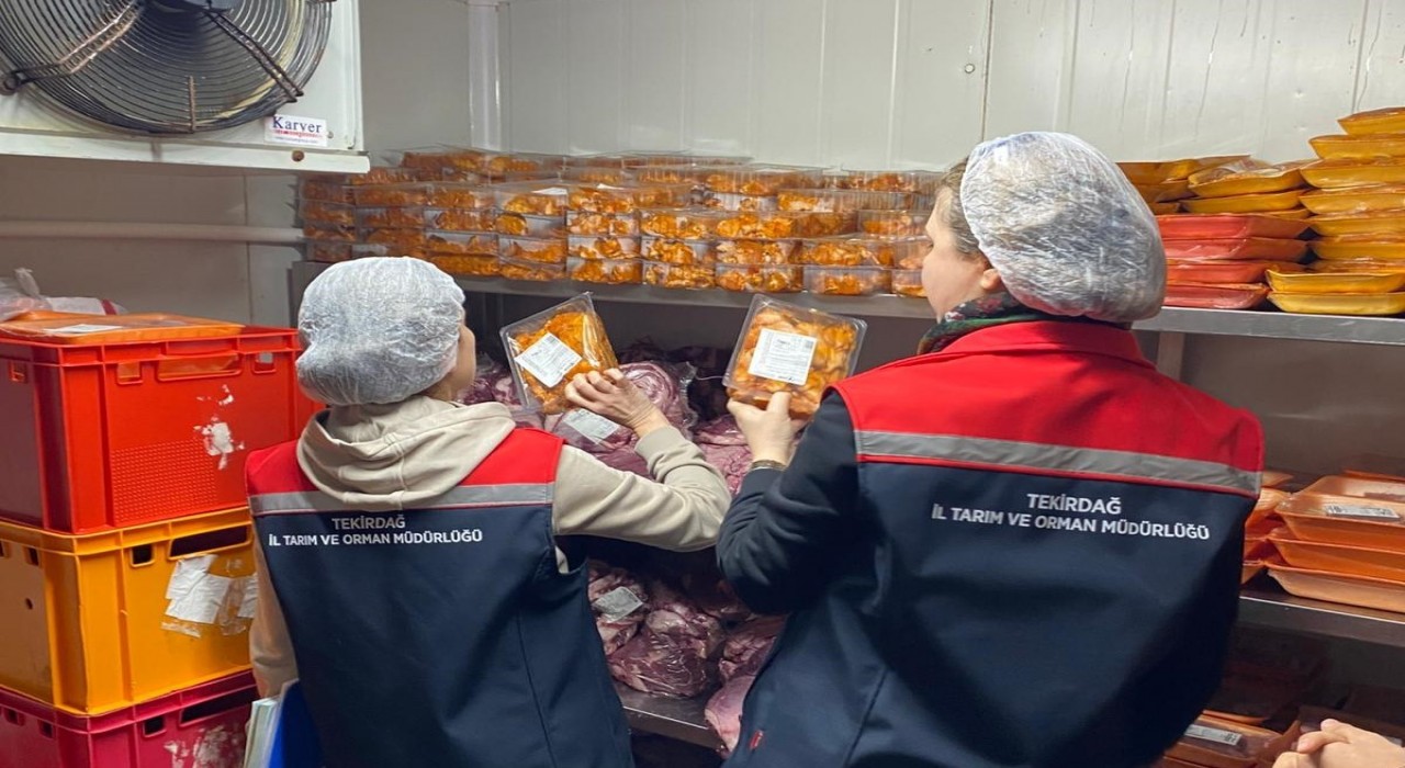Tekirdağda toplu tüketim yerlerinde eş zamanlı gıda denetimi