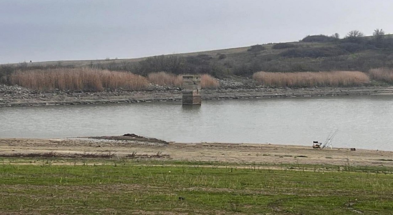 Tekirdağdaki Hayrabolu Göletinde su seviyesi ciddi oranda düştü