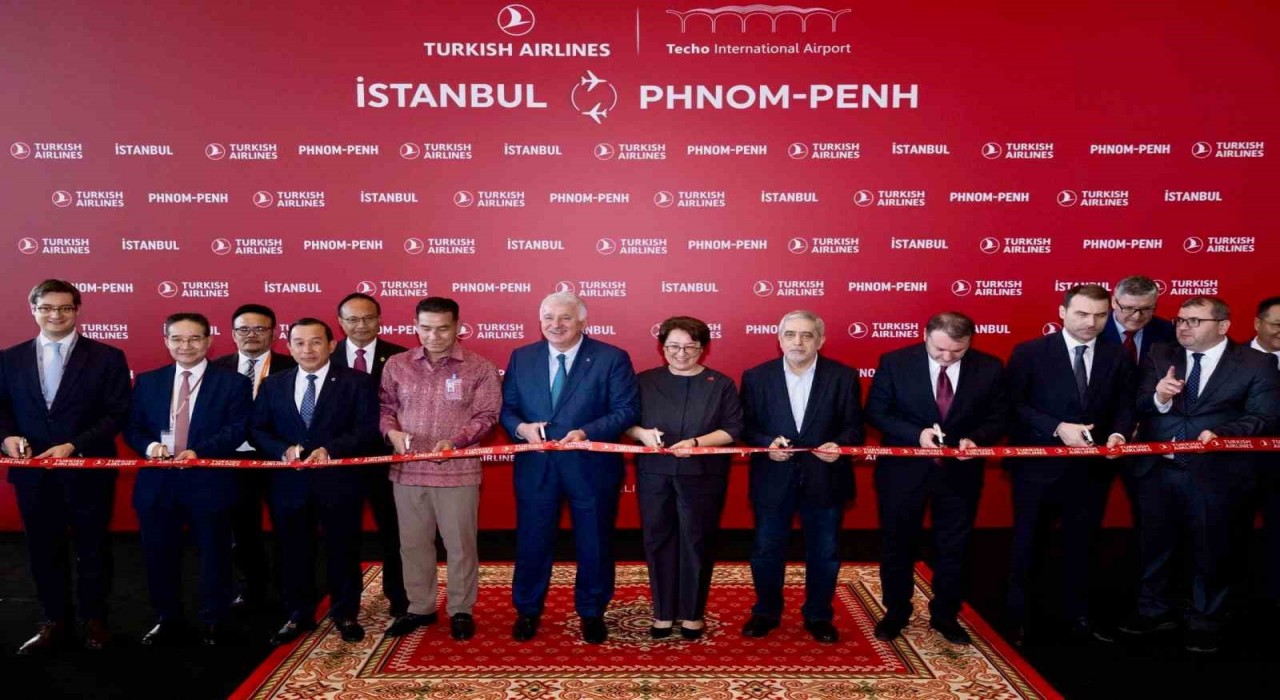 Türk Hava Yolları, Kamboçyanın Başkenti Punom Pene uçuşlara başladı