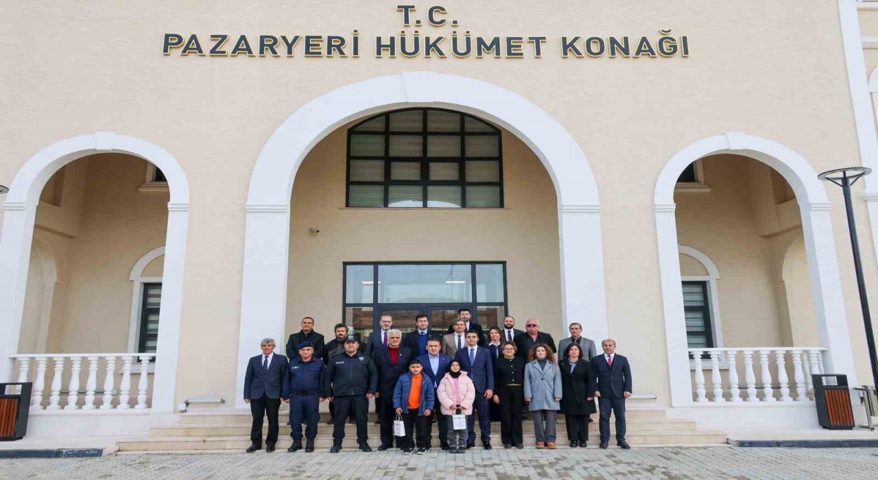 Vali Sözerden dönem birincisi kaymakam Karaya ziyaret