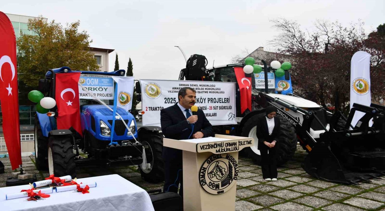 Vezirköprüde orman köylüsüne destek