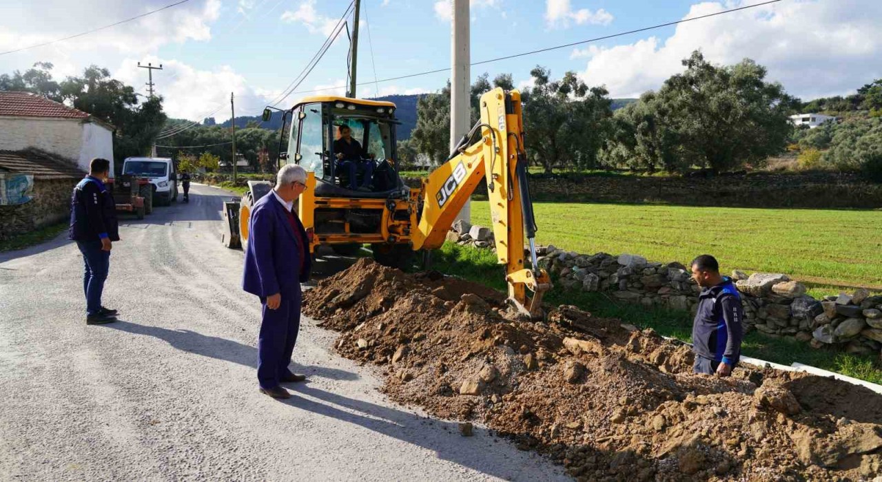 Yatağan Bencik Mahallesindeki içme suyu hattı yenileniyor