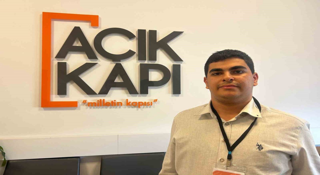 Zihinsel engelli Eymenin valilikte çalışma hayali gerçek oldu