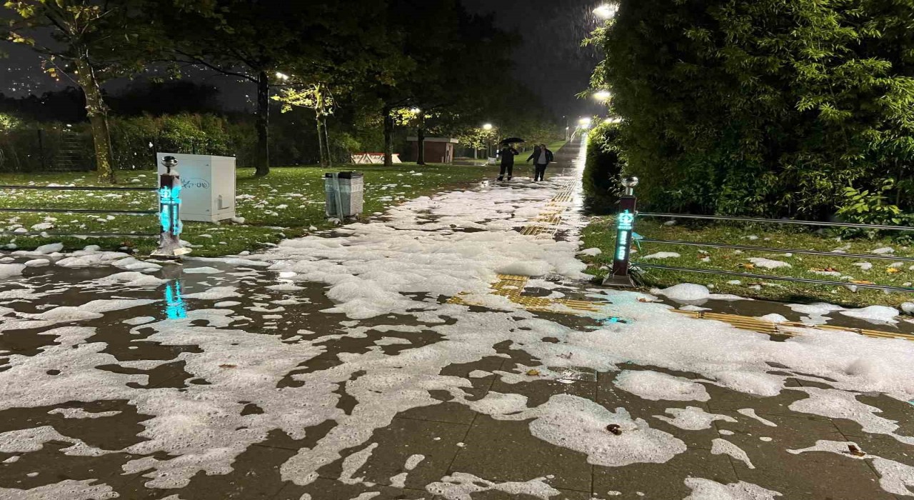 İzmit'te sahilde görülen köpükte tehlikeli bulguya rastlanmadı