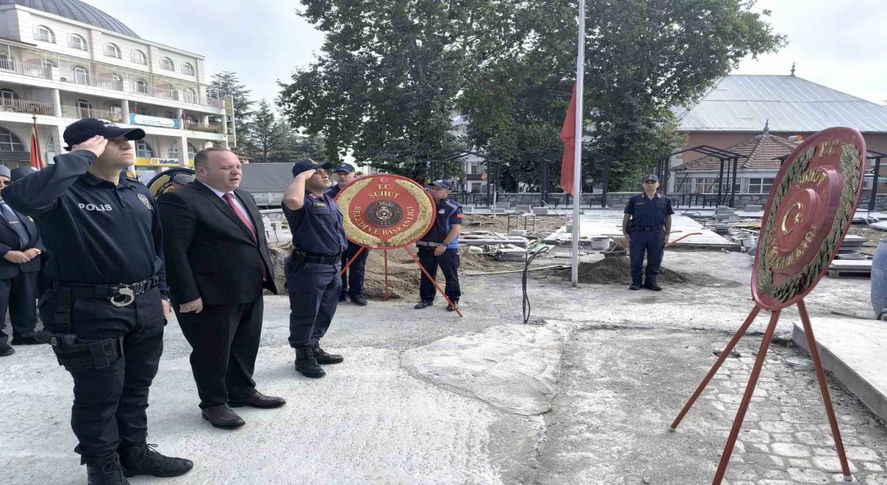 Şuhut'ta 19 Eylül Gaziler Günü törenle kutlandı