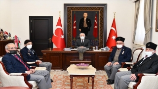 Gaziler, Vali Seymenoğlu’nu ziyaret etti