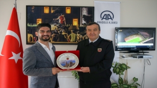 Antalya İl Jandarma Komutanı Tuğgeneral Özfidan’dan AA’ya ziyaret