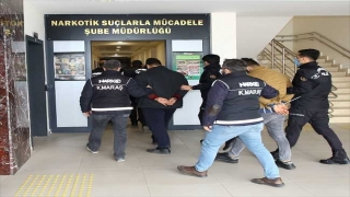 Kahramanmaraş’ta uyuşturucu operasyonlarında yakalanan 12 şüpheli tutuklandı