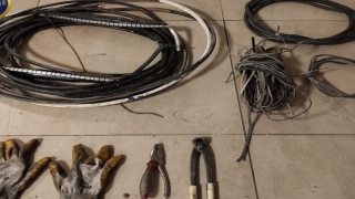 Gaziantep’te kablo çalan 3 zanlı tutuklandı