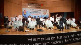Kahramanmaraş’ta ”Türkiye Yarışıyor Kahramanmaraş Hair Fest” yarışması düzenlendi