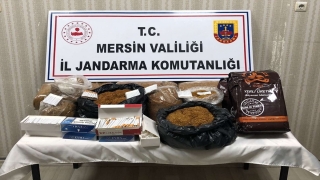 Mersin’de 1510 makaron ve 33 kilogram tütün ele geçirildi