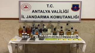 Antalya’da evinde sahte içki üreten kişi gözaltına alındı