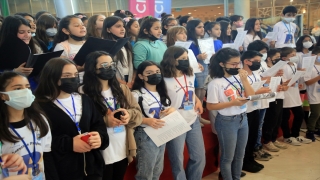 Mersin’de öğrencilerden Caretta carettalar için farkındalık etkinliği