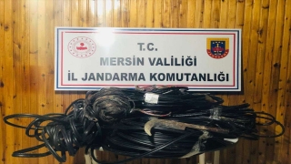 Mersin’de kablo hırsızlığı yaptığı iddiasıyla 3 zanlı tutuklandı