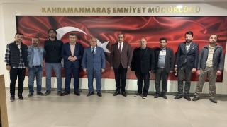 Kahramanmaraş’ta gazetecilerden İl Emniyet Müdürü Cebeloğlu’na ziyeret