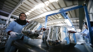Kahramanmaraş’tan 3 ayda 59 milyon dolarlık metal mutfak eşyası ihracatı
