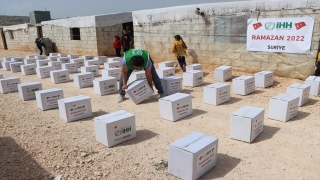 İHH Suriye’de 135 bin kişiye ramazan kumanyası ulaştırdı