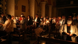 Hatay’da Katolik ve Ermeni kiliselerinde Paskalya Bayramı ayini yapıldı