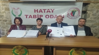 Hatay Tabip Odası, Defne ilçesine devlet hastanesi yapılmasını talep etti